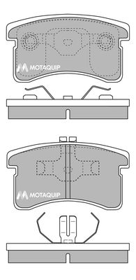 MOTAQUIP Комплект тормозных колодок, дисковый тормоз LVXL200