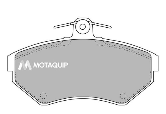 MOTAQUIP stabdžių trinkelių rinkinys, diskinis stabdys LVXL215