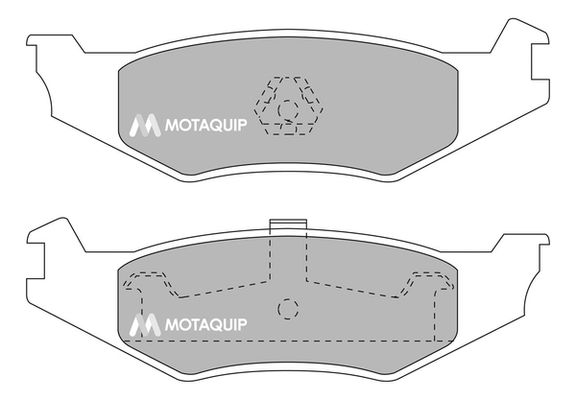 MOTAQUIP Комплект тормозных колодок, дисковый тормоз LVXL242