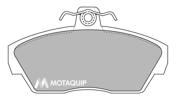 MOTAQUIP stabdžių trinkelių rinkinys, diskinis stabdys LVXL256