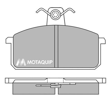MOTAQUIP stabdžių trinkelių rinkinys, diskinis stabdys LVXL278
