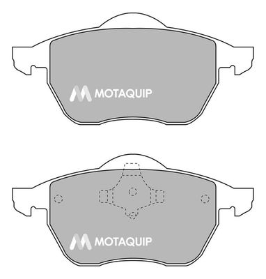 MOTAQUIP Комплект тормозных колодок, дисковый тормоз LVXL293