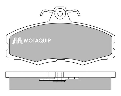 MOTAQUIP stabdžių trinkelių rinkinys, diskinis stabdys LVXL306
