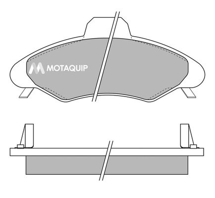 MOTAQUIP Комплект тормозных колодок, дисковый тормоз LVXL317
