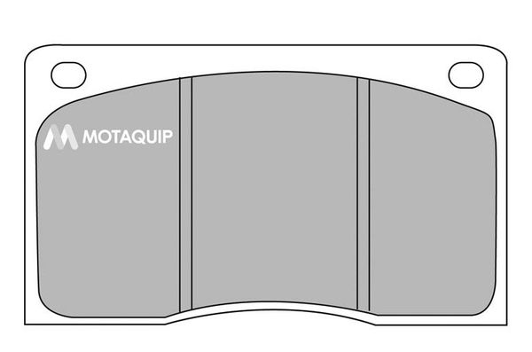 MOTAQUIP stabdžių trinkelių rinkinys, diskinis stabdys LVXL337