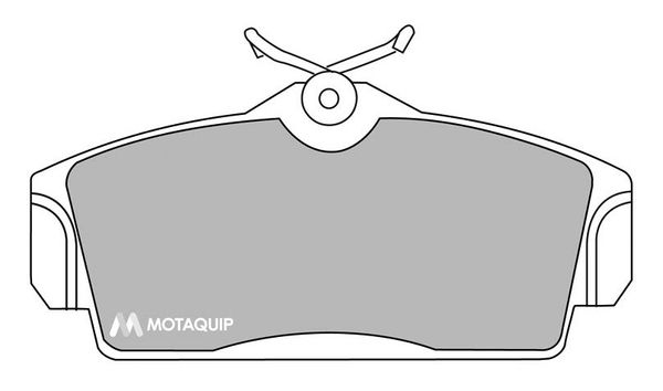 MOTAQUIP Комплект тормозных колодок, дисковый тормоз LVXL339
