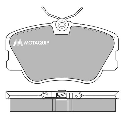 MOTAQUIP Комплект тормозных колодок, дисковый тормоз LVXL363