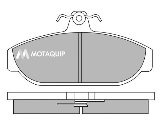 MOTAQUIP stabdžių trinkelių rinkinys, diskinis stabdys LVXL369