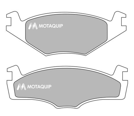 MOTAQUIP Комплект тормозных колодок, дисковый тормоз LVXL377