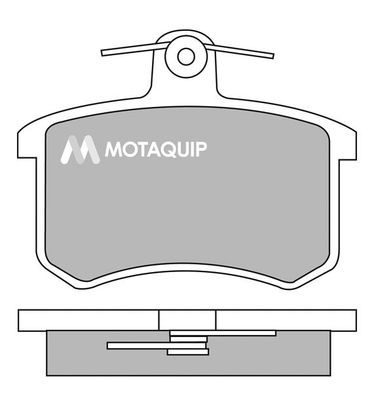 MOTAQUIP stabdžių trinkelių rinkinys, diskinis stabdys LVXL394