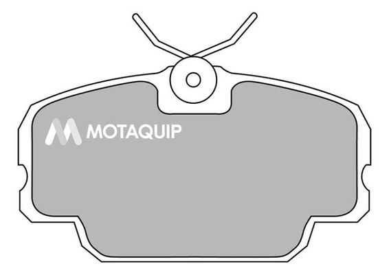 MOTAQUIP stabdžių trinkelių rinkinys, diskinis stabdys LVXL400