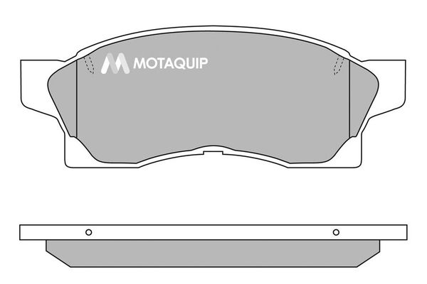 MOTAQUIP stabdžių trinkelių rinkinys, diskinis stabdys LVXL418