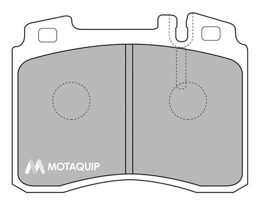 MOTAQUIP Комплект тормозных колодок, дисковый тормоз LVXL437