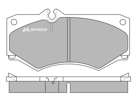 MOTAQUIP stabdžių trinkelių rinkinys, diskinis stabdys LVXL448