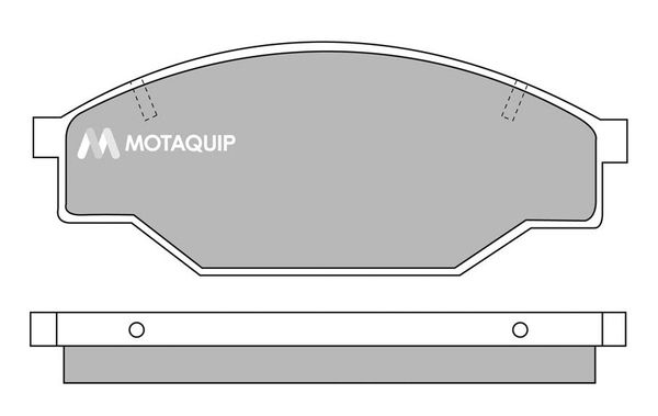 MOTAQUIP stabdžių trinkelių rinkinys, diskinis stabdys LVXL457