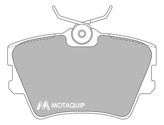 MOTAQUIP Комплект тормозных колодок, дисковый тормоз LVXL470