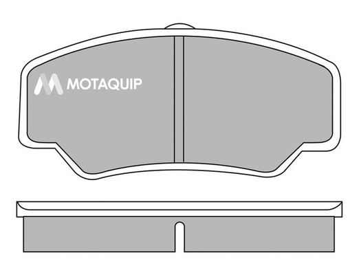 MOTAQUIP stabdžių trinkelių rinkinys, diskinis stabdys LVXL505
