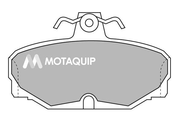 MOTAQUIP stabdžių trinkelių rinkinys, diskinis stabdys LVXL520