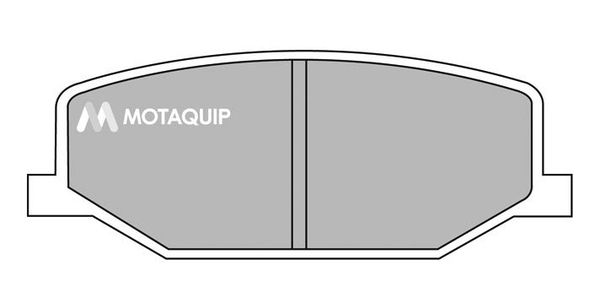 MOTAQUIP stabdžių trinkelių rinkinys, diskinis stabdys LVXL528