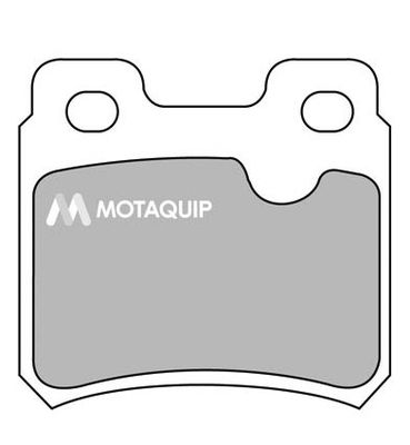 MOTAQUIP stabdžių trinkelių rinkinys, diskinis stabdys LVXL535