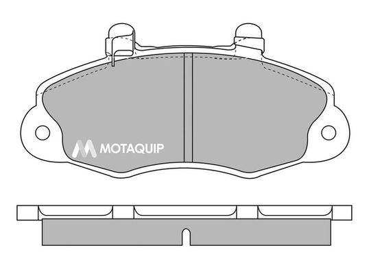 MOTAQUIP stabdžių trinkelių rinkinys, diskinis stabdys LVXL541