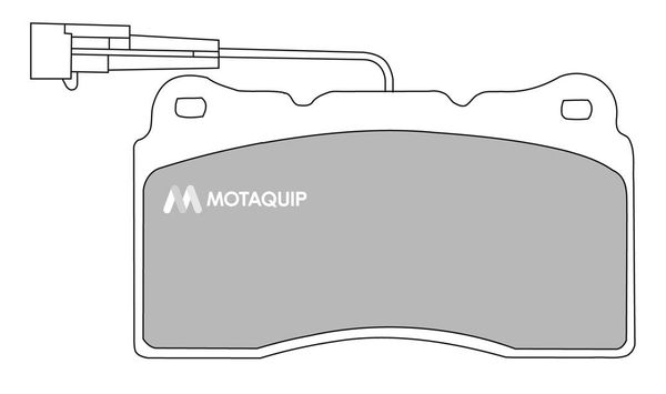 MOTAQUIP Комплект тормозных колодок, дисковый тормоз LVXL544