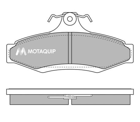 MOTAQUIP stabdžių trinkelių rinkinys, diskinis stabdys LVXL545