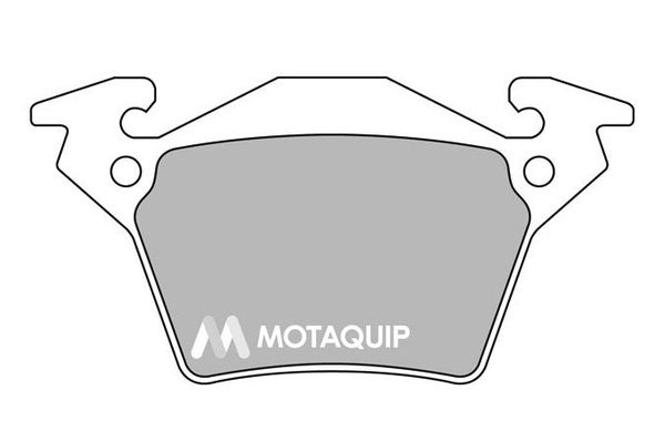 MOTAQUIP stabdžių trinkelių rinkinys, diskinis stabdys LVXL554