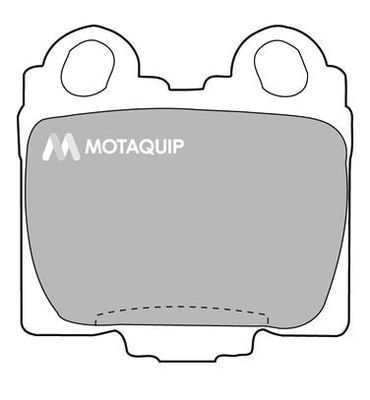 MOTAQUIP stabdžių trinkelių rinkinys, diskinis stabdys LVXL574