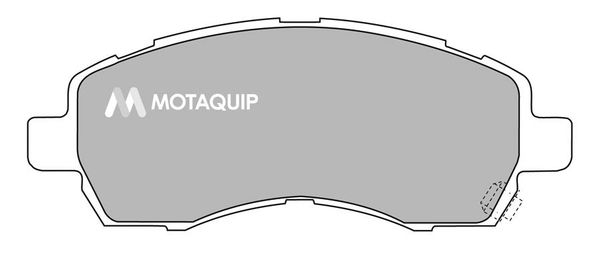 MOTAQUIP stabdžių trinkelių rinkinys, diskinis stabdys LVXL576