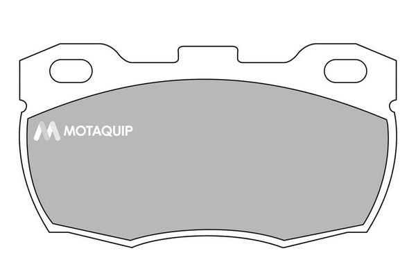 MOTAQUIP stabdžių trinkelių rinkinys, diskinis stabdys LVXL578