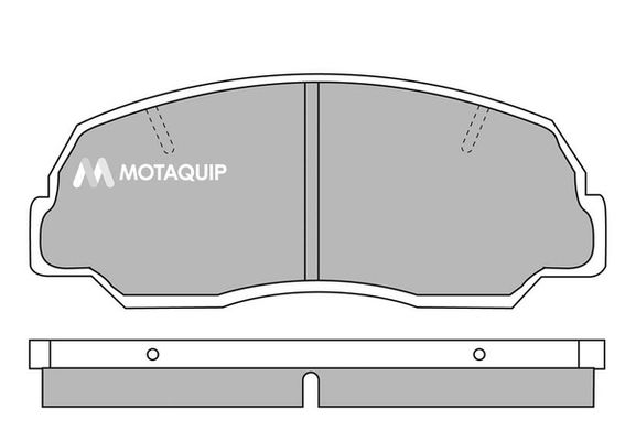 MOTAQUIP stabdžių trinkelių rinkinys, diskinis stabdys LVXL584