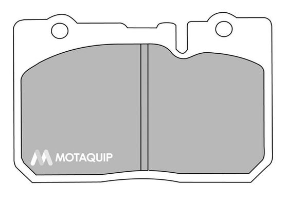 MOTAQUIP stabdžių trinkelių rinkinys, diskinis stabdys LVXL596