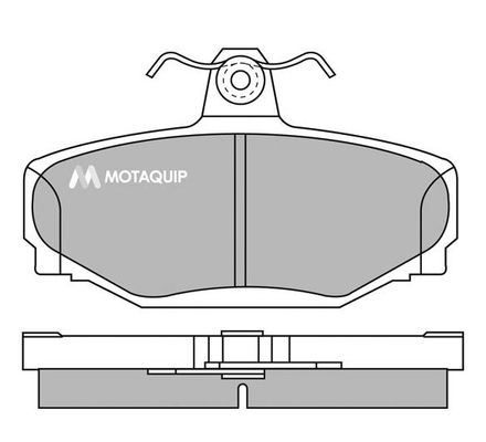 MOTAQUIP Комплект тормозных колодок, дисковый тормоз LVXL619