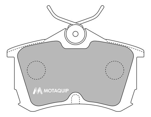 MOTAQUIP Комплект тормозных колодок, дисковый тормоз LVXL620