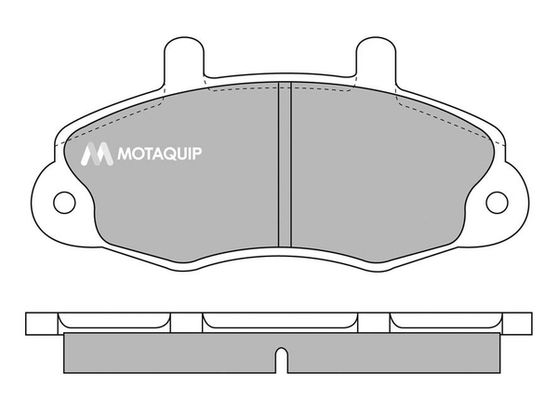 MOTAQUIP stabdžių trinkelių rinkinys, diskinis stabdys LVXL624