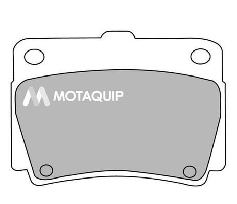 MOTAQUIP stabdžių trinkelių rinkinys, diskinis stabdys LVXL630