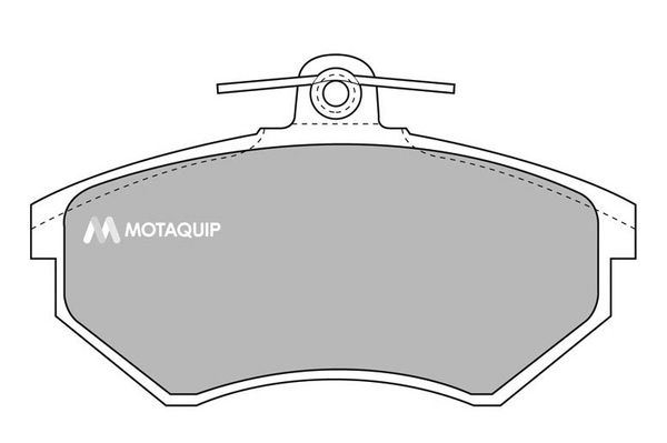 MOTAQUIP Комплект тормозных колодок, дисковый тормоз LVXL655