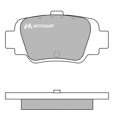 MOTAQUIP stabdžių trinkelių rinkinys, diskinis stabdys LVXL663
