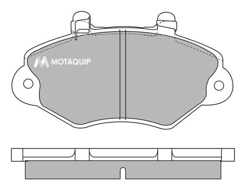 MOTAQUIP Комплект тормозных колодок, дисковый тормоз LVXL669