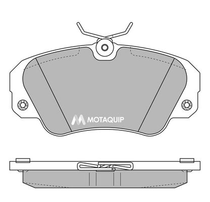MOTAQUIP stabdžių trinkelių rinkinys, diskinis stabdys LVXL692