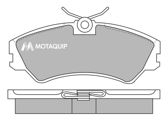 MOTAQUIP stabdžių trinkelių rinkinys, diskinis stabdys LVXL695