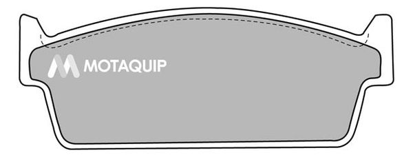MOTAQUIP Комплект тормозных колодок, дисковый тормоз LVXL723