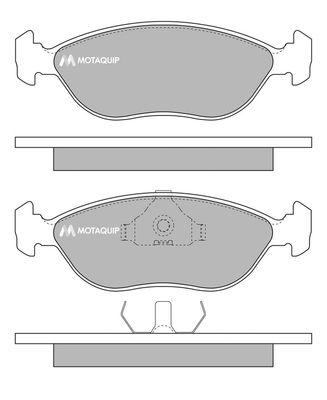 MOTAQUIP Комплект тормозных колодок, дисковый тормоз LVXL740