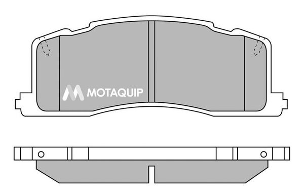 MOTAQUIP stabdžių trinkelių rinkinys, diskinis stabdys LVXL773