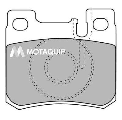 MOTAQUIP stabdžių trinkelių rinkinys, diskinis stabdys LVXL789