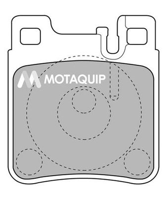 MOTAQUIP stabdžių trinkelių rinkinys, diskinis stabdys LVXL793