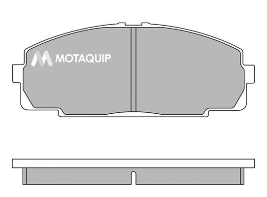MOTAQUIP stabdžių trinkelių rinkinys, diskinis stabdys LVXL857