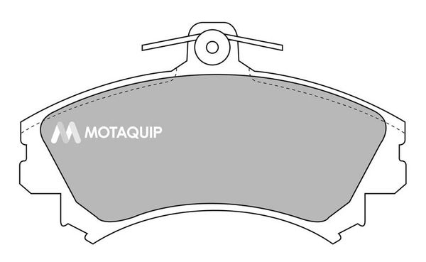 MOTAQUIP stabdžių trinkelių rinkinys, diskinis stabdys LVXL883