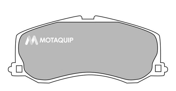 MOTAQUIP stabdžių trinkelių rinkinys, diskinis stabdys LVXL896